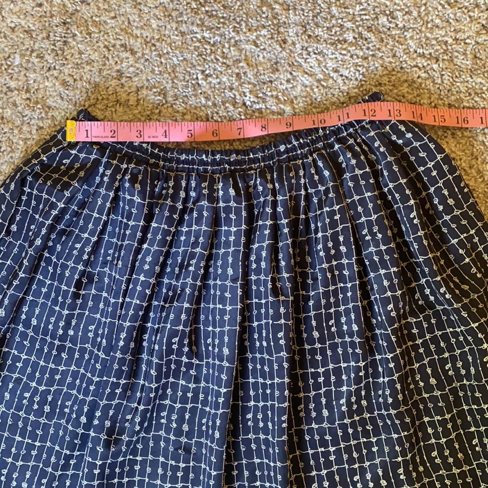 Leslie Faye Printed A-Line Skirt - Picture 3 of 12